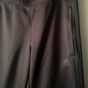 ADIDAS black athletic joggers